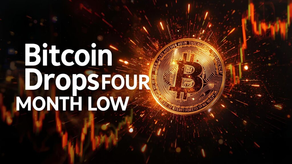 Bitcoin Drops Four-Month Low