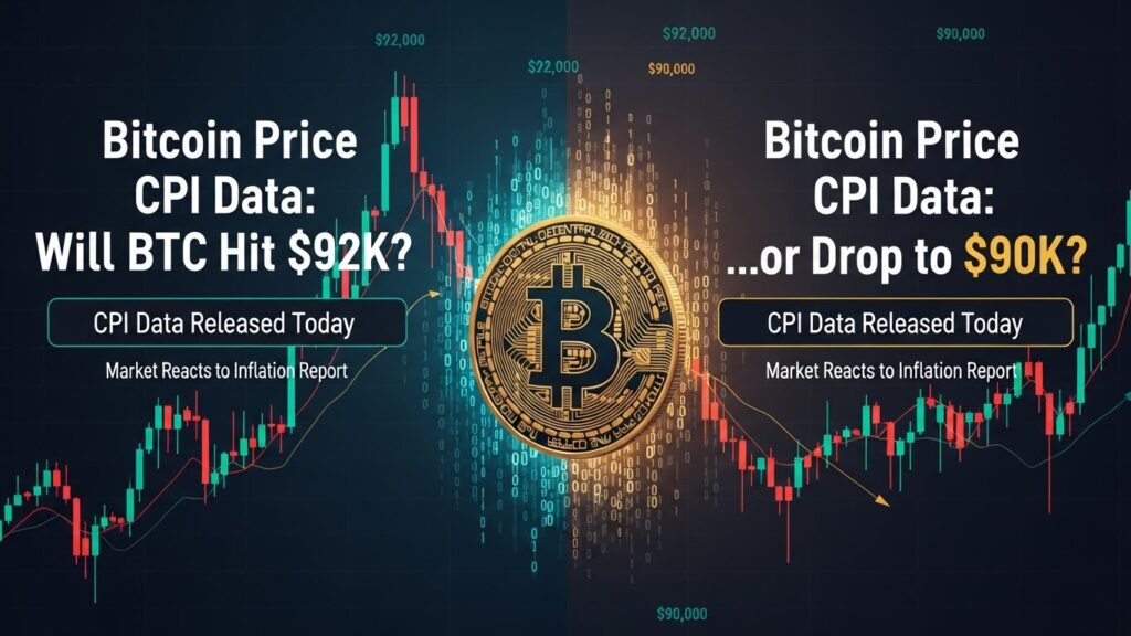 Bitcoin Price CPI Data Will BTC Hit $92K or Drop to $90K