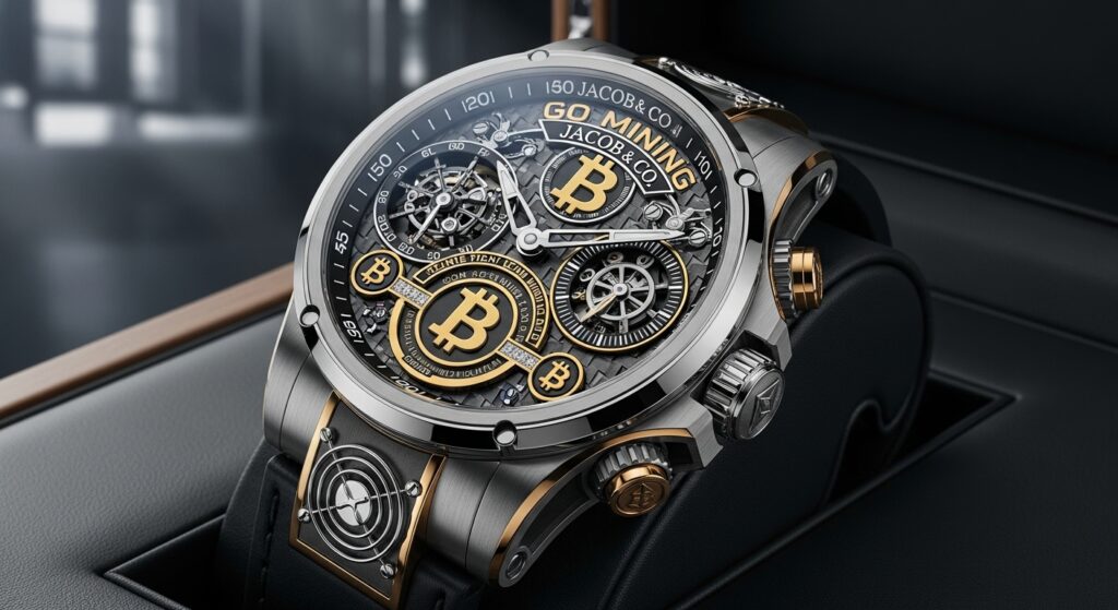 Luxury Bitcoin Watch Debuts as Go Mining, Jacob & Co. Unite