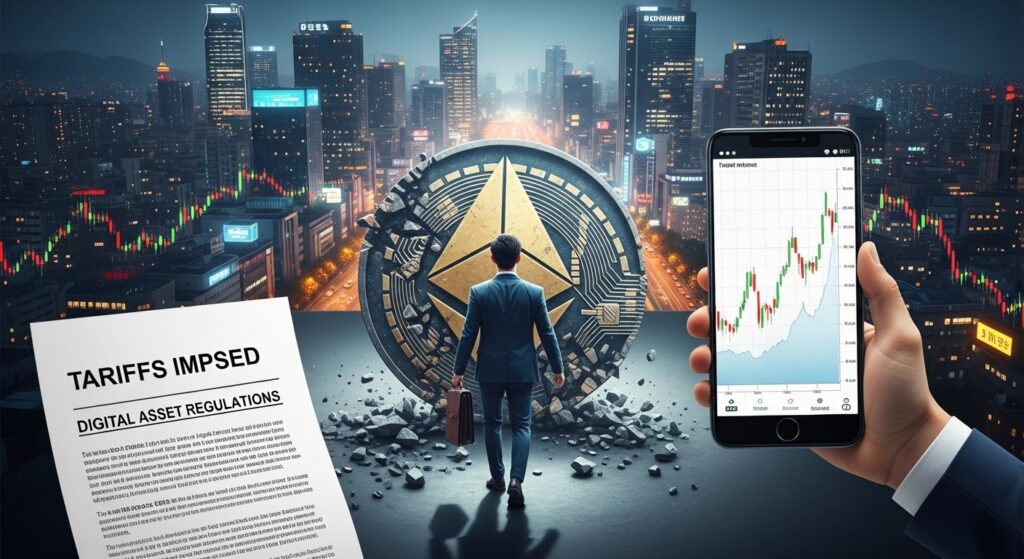 South Korean Investors Abandon Crypto for Stocks After Tariffs