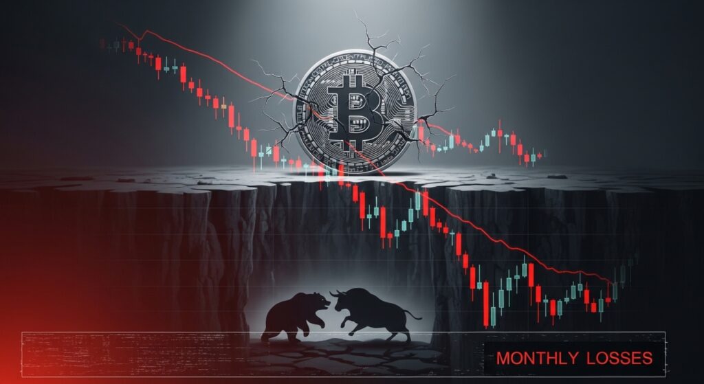 Bitcoin Faces Technical Pressures Before Monthly Losses