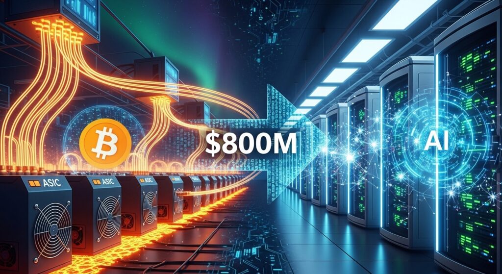 Bitcoin Miners Shift $800M Into AI Infrastructure Bitcoin Miners Shift $800M Into AI Infrastructure