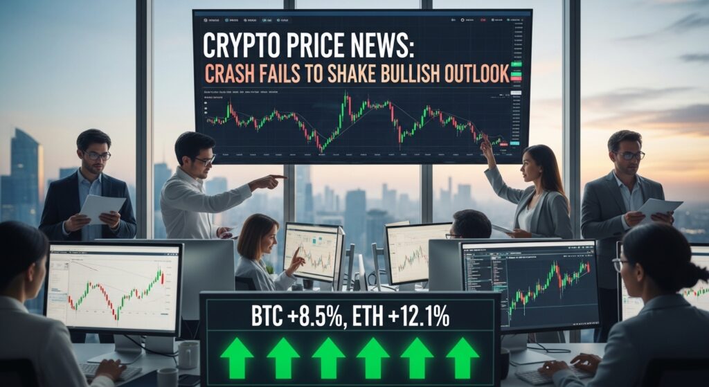 Crypto Price News Crash Fails to Shake Bullish Outlook Crypto Price News Crash Fails to Shake Bullish Outlook