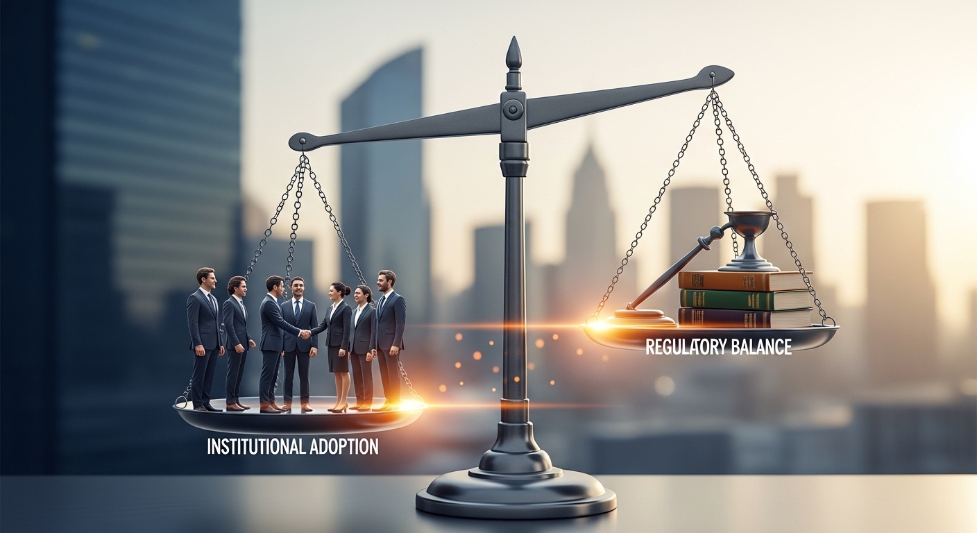 Institutional Adoption and Regulatory Balance