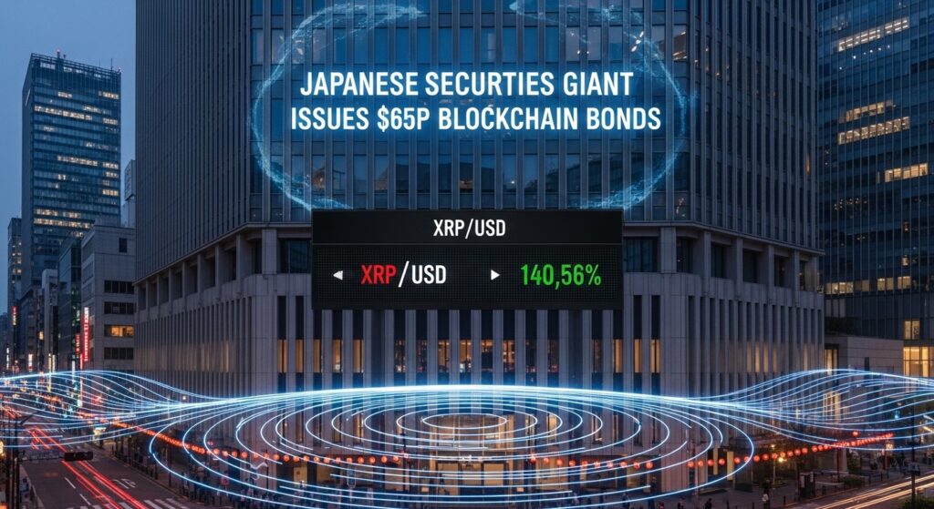 Japanese Securities Giant Issues $65M XRP Blockchain Bonds