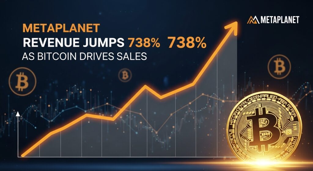 Metaplanet Revenue Jumps 738% as Bitcoin Drives Sales
