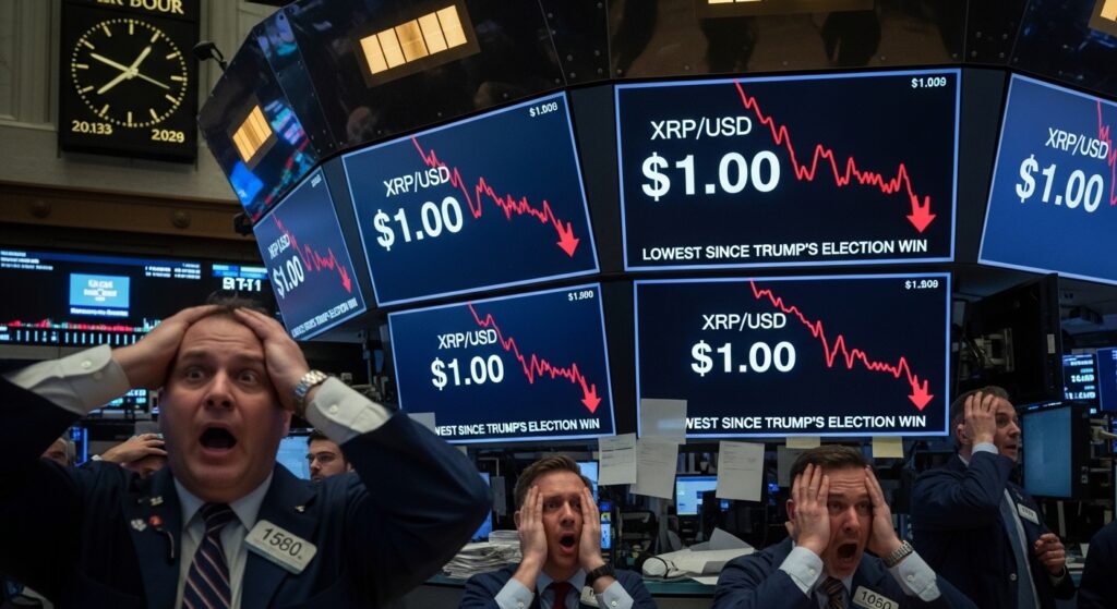 XRP Crashes to Lowest Since Trump's Election Win, Could Slide to $1.00