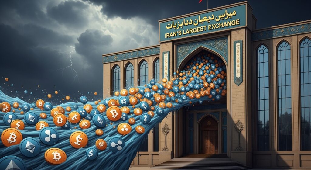 Crypto Outflows From Iran’s Largest Exchange Surge